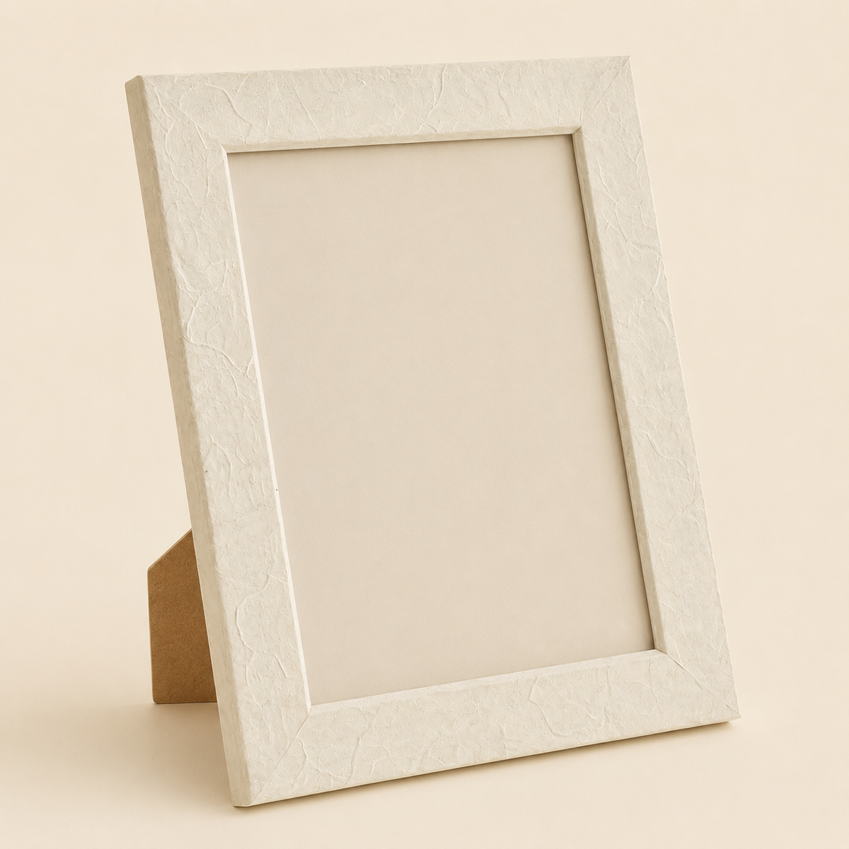 Natural White Resin Photo Frame, 8 × 10"
