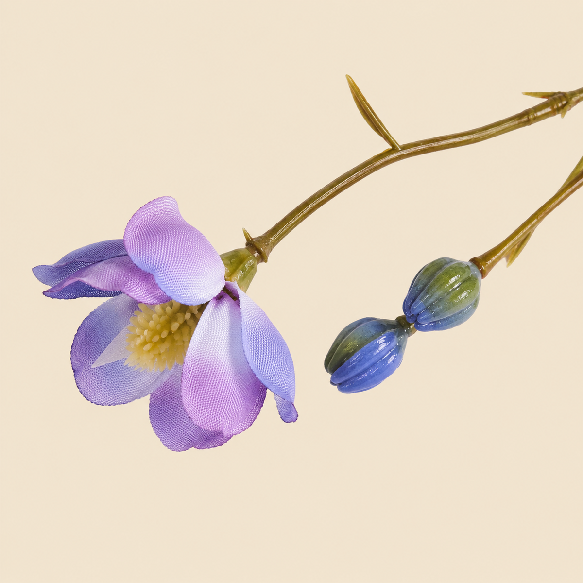 Artificial Lilac Blossom Spray, 99cm