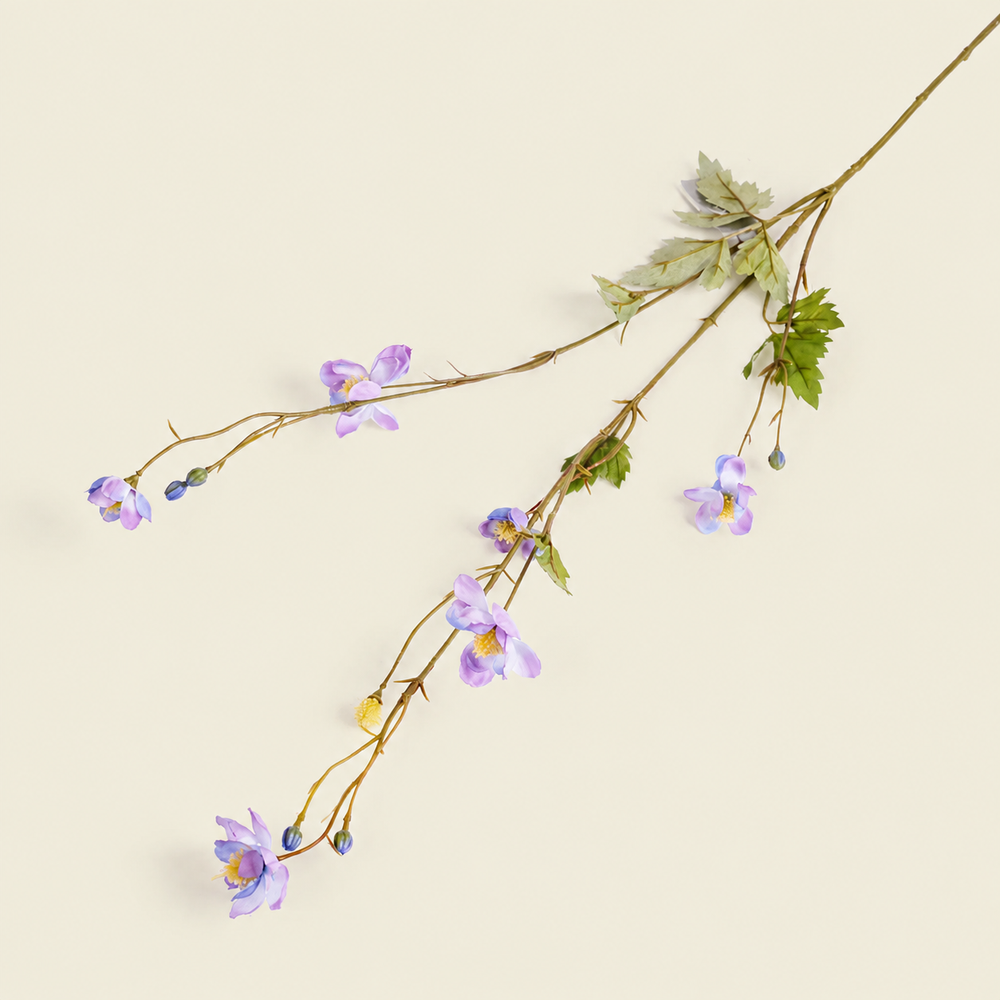Artificial Lilac Blossom Spray, 99cm