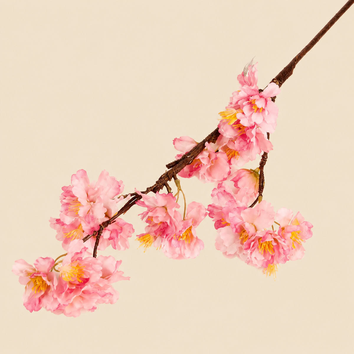 Artificial Pink Blossom Spray, 63cm