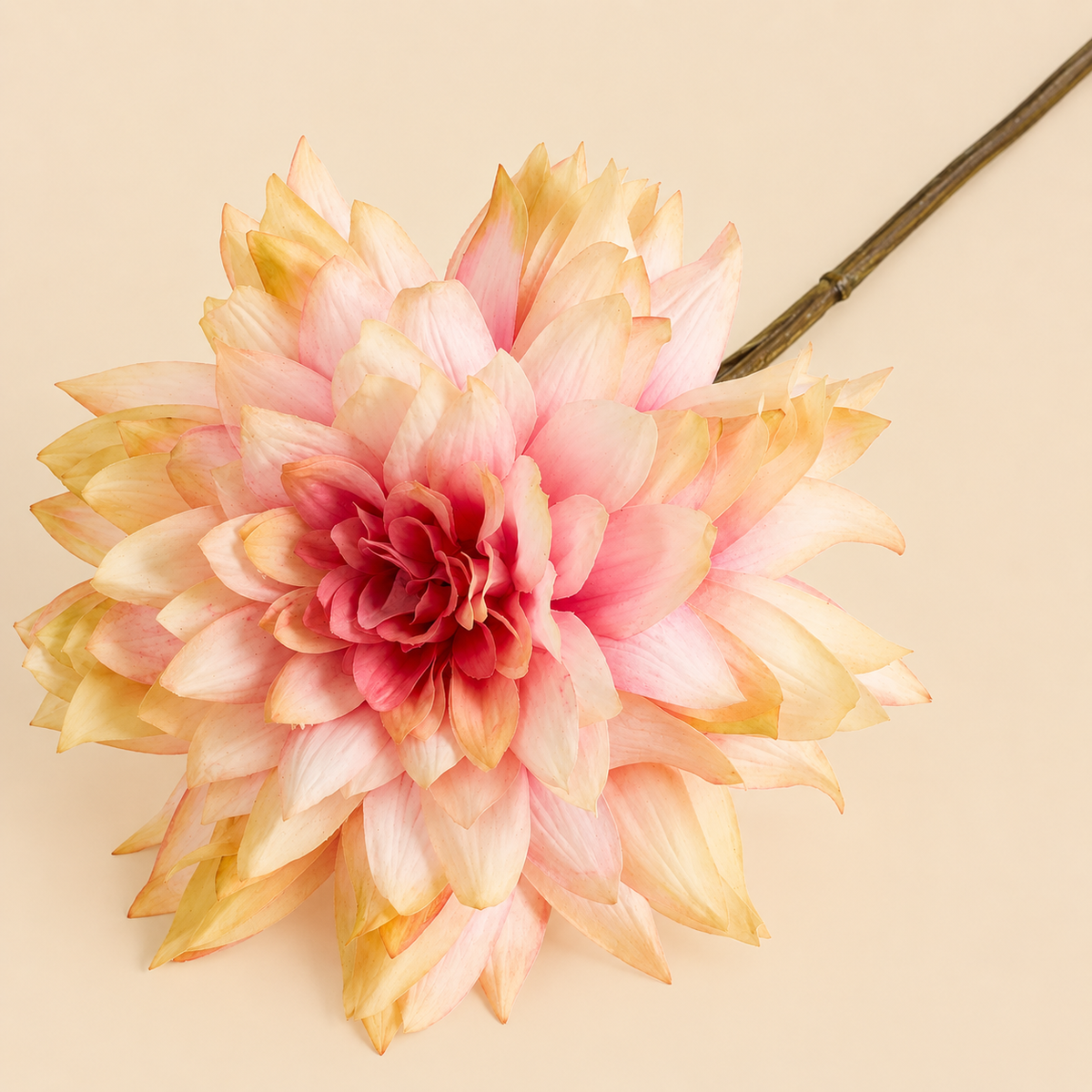 Artificial Pink Dahlia Spray, 102cm