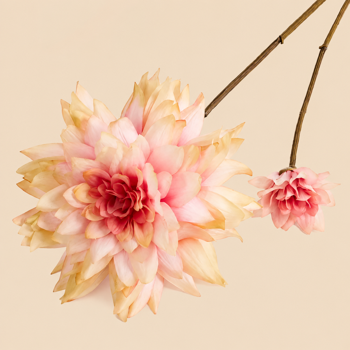 Artificial Pink Dahlia Spray, 102cm
