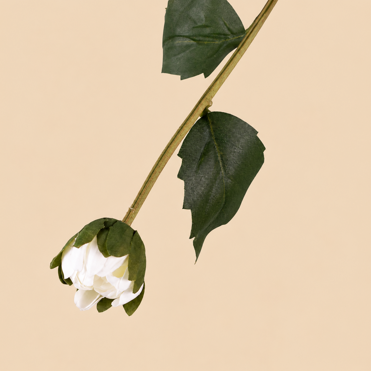 Artificial White Dahlia Spray, 87cm